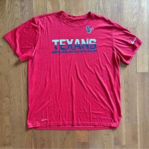 Nike Red Houston Texans Dri-FIT Tee